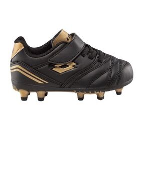Lotto Black Soccer Cleats Firm for Outdoor Soccer Size 10T